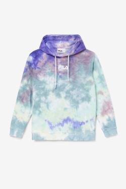 Fila Aerolynn Tie Dye Pulover s kapuco Ženske Modra | Fila875RK