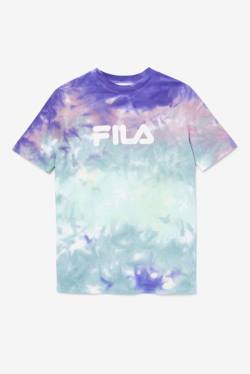 Fila Alivia Tie Dye Tee Majice Ženske Modra | Fila648FZ