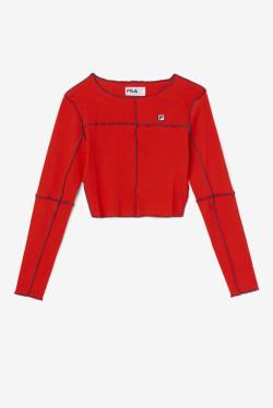 Fila Brooklynn Top Majice Ženske Rdeča | Fila152WX