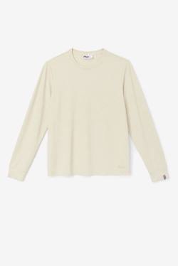 Fila Commuter Long Sleeve Tee Majice Moški Bela | Fila571DV