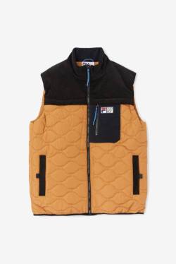 Fila Crag Vest Jakne Moški Črna | Fila647DT