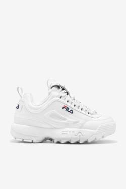 Fila Disruptor 2 Premium Superge Moški Bela / Mornarica / Rdeča | Fila167QP