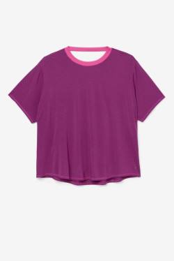 Fila Fi-lux Sleeve Top Majice Ženske Vijolična | Fila268MN