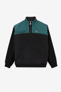 Fila Francisco Fleece Jakne Moški Črna | Fila902NV