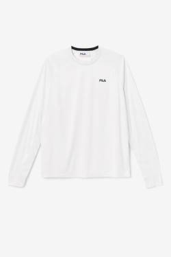 Fila Jazam Long Sleeve Crew Majice Moški Črna | Fila560PD