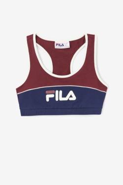 Fila Kairi Bra Tops Ženske Burgundija | Fila815WJ