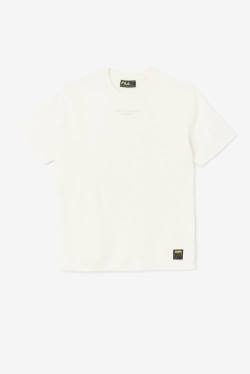 Fila Kirk Waffle Knit Tee Majice Moški Bela | Fila681LR