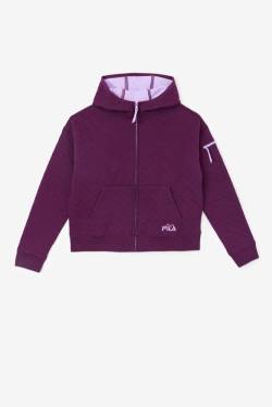 Fila Leilani Quilted Jakne Ženske Burgundija | Fila371JU