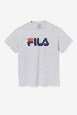 Fila Logo Tee Majice Moški Siva / Mornarica / Rdeča | Fila281UV