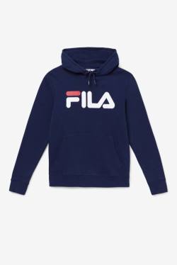 Fila Lucy Pulover s kapuco Ženske Mornarica / Bela | Fila952OU