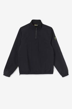 Fila Magnus 1/4 Zip Track Jakne Moški Črna | Fila876DV