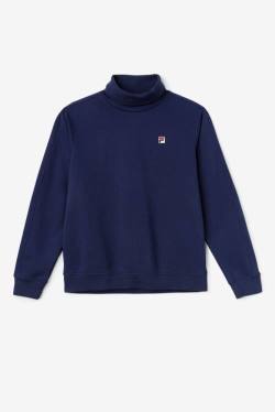 Fila Noah Fleece Turtleneck Pulover Moški Mornarica | Fila589TI