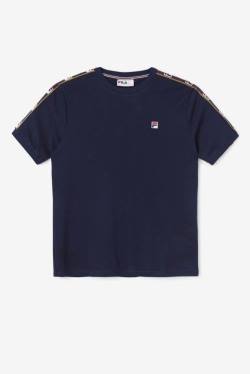 Fila Oliver Tee Majice Moški Mornarica | Fila857LK