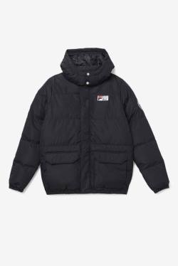 Fila Otler Puffer Jakne Moški Črna | Fila764NZ