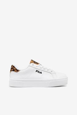 Fila Panache 19 Leopard Superge Ženske Bela / Črna | Fila293ZC