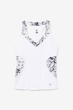 Fila Pickleball Halter Tank Tops Ženske Bela | Fila850DW