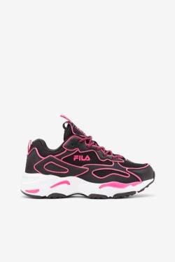 Fila Ray Tracer Neon Superge Ženske Črna / Roza / Bela | Fila532HB