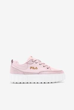 Fila Sandblast Low Superge Ženske Roza / Bela / Kovinski Zlato | Fila487FS