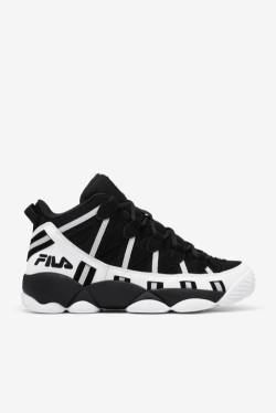 Fila Stackhouse Spaghetti Superge Moški Bela / Črna / Kovinski Srebrna | Fila734WG