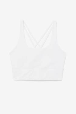 Fila Uplift Cross Back Bra Tops Ženske Bela | Fila362LZ