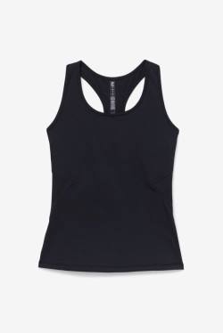 Fila Uplift Open Racerback Tank Tops Ženske Črna | Fila751FQ