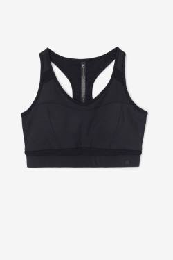 Fila Uplift Racerback Sports Bra Tops Ženske Črna | Fila162CB