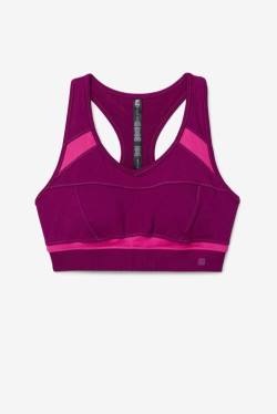 Fila Uplift Racerback Sports Bra Tops Ženske Vijolična / Svetloba Roza | Fila908QX