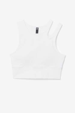 Fila Uplift Slice Crop Bra Tops Ženske Bela | Fila716NH