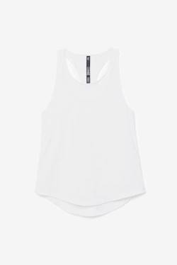 Fila Uplift Textured Racerback Tank Tops Ženske Bela | Fila720JL