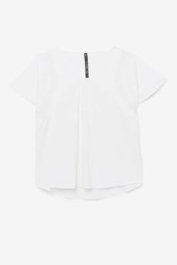 Fila Uplift Textured Sleeve Tops Ženske Bela | Fila340YL