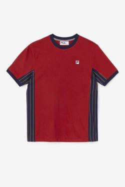 Fila Warner Tee Majice Moški Mornarica | Fila460KE