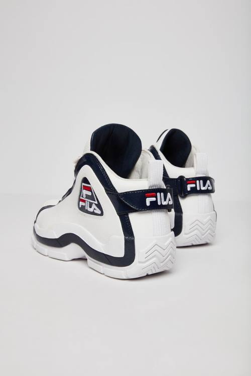 Fila 96 Košarkaški Copati Moški Bela / Mornarica / Rdeča | Fila679BY