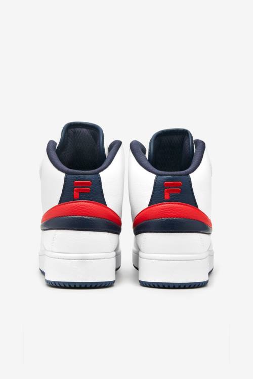 Fila A-high Superge Moški Bela / Mornarica / Rdeča | Fila643BM