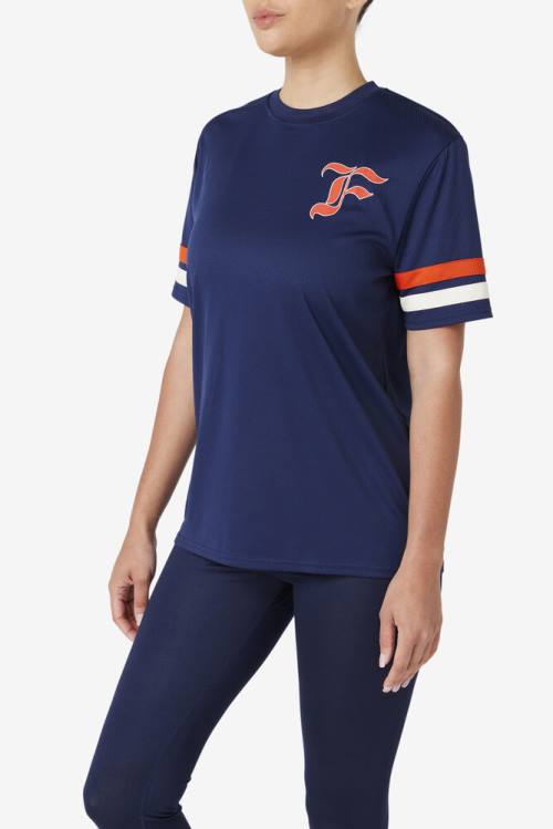 Fila Adelaide Jersey Majice Ženske Mornarica | Fila549VA