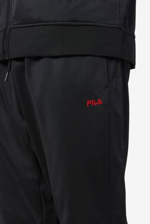 Fila Albania Track Hlače Moški Črna / Rdeča | Fila698XW