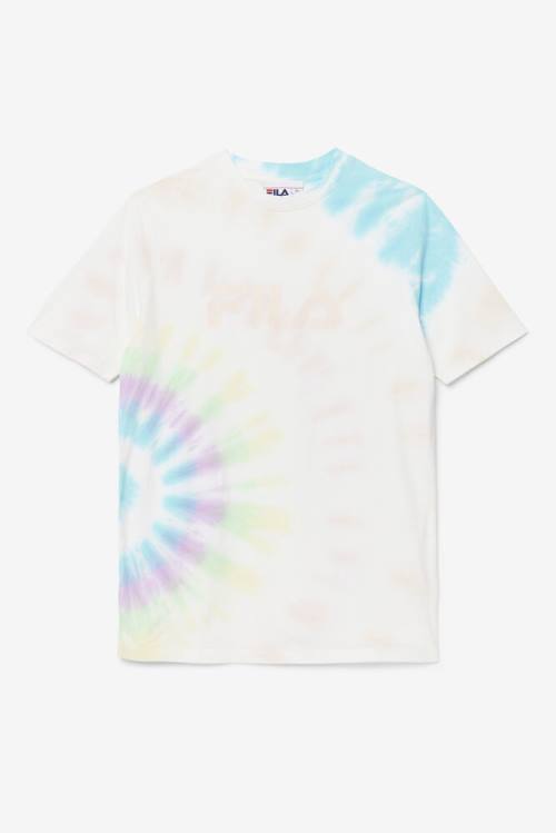 Fila Alivia Tie Dye Tee Majice Ženske Kremna | Fila179TE