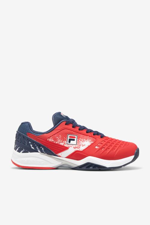 Fila Axilus 2 Energized Le Tenis Copati Moški Rdeča / Bela / Mornarica | Fila681NQ