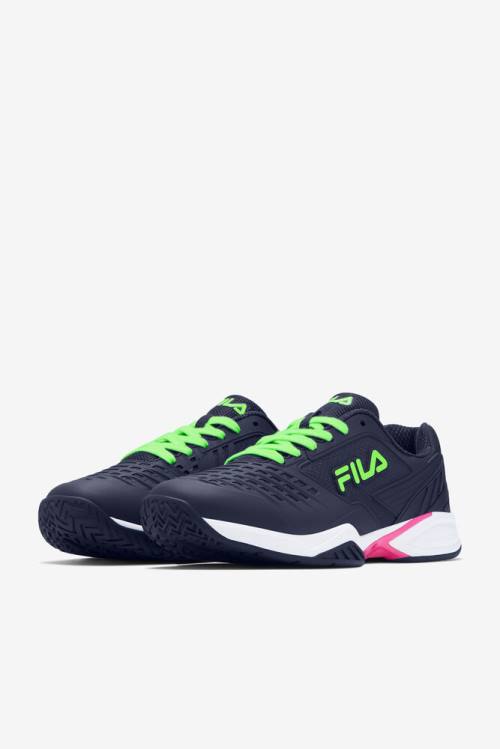 Fila Axilus 2 Energized Tenis Copati Moški Modra / Zelena / Vijolična | Fila149CZ