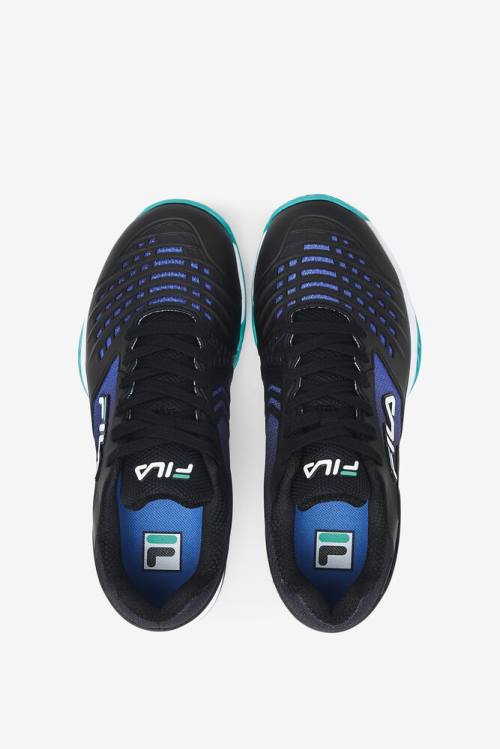 Fila Axilus 2 Energized Tenis Copati Ženske Črna / Modra / Turkizna | Fila654TB