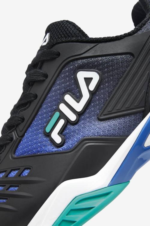 Fila Axilus 2 Energized Tenis Copati Ženske Črna / Modra / Turkizna | Fila654TB