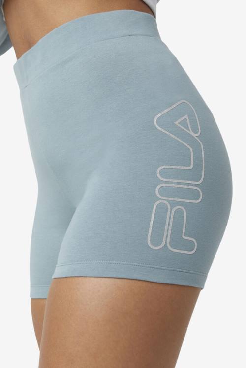 Fila Beatriz High Waist Bike Kratke Hlače Ženske Srebrna | Fila921RE