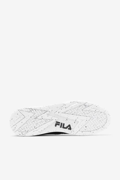 Fila Cage Mid Košarkaški Copati Moški Črna / Bela | Fila759NF