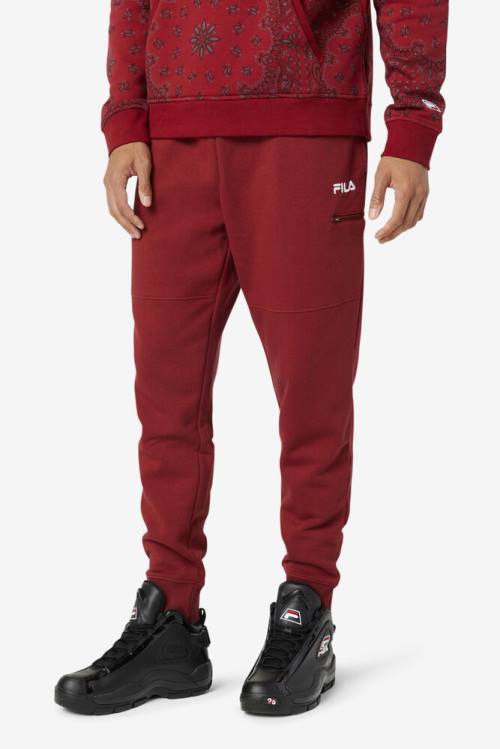 Fila Canadice Jogger Hlače Moški Rdeča | Fila642JW