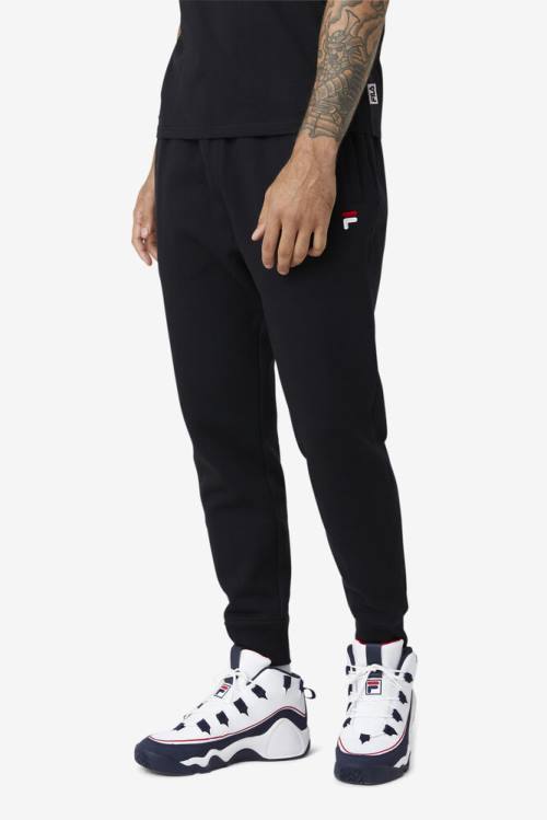 Fila Chardon Jogger Hlače Moški Črna | Fila385UK