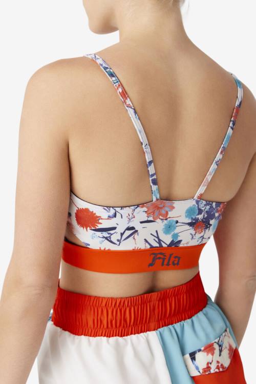 Fila Charlee Bra Tops Ženske Oranžna | Fila095ZN