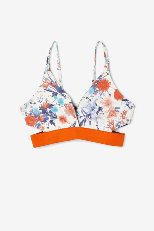 Fila Charlee Bra Tops Ženske Oranžna | Fila095ZN