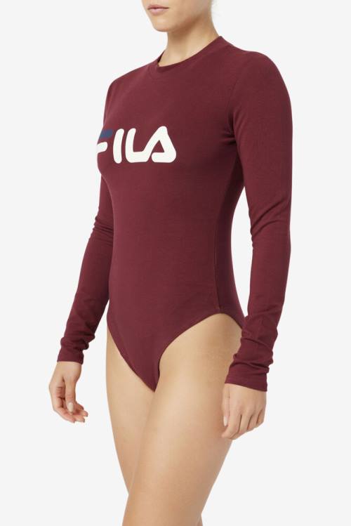 Fila Chaya Bodysuit Ženske Burgundija | Fila916GR