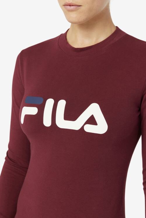 Fila Chaya Bodysuit Ženske Burgundija | Fila916GR