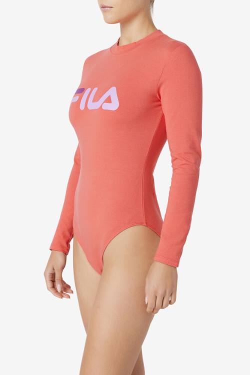 Fila Chaya Bodysuit Ženske Rdeča | Fila092JH