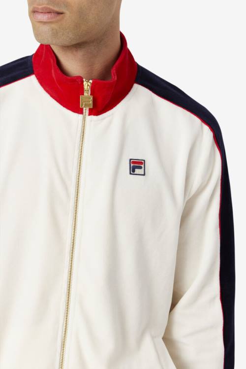 Fila Cima Velour Jakne Moški Rdeča / Mornarica | Fila283JU